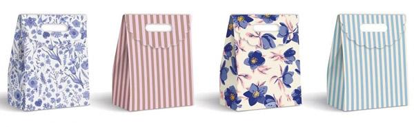 Ukrasna kesa sa čičak trakom L - 24x10,5x32cm 