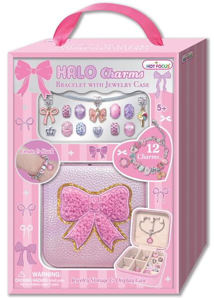 Narukvica sa 12 privezaka I kutijicom za nakit HALO CHARMS 