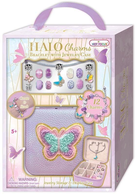 Narukvica sa privescima i kutijom za nakit 