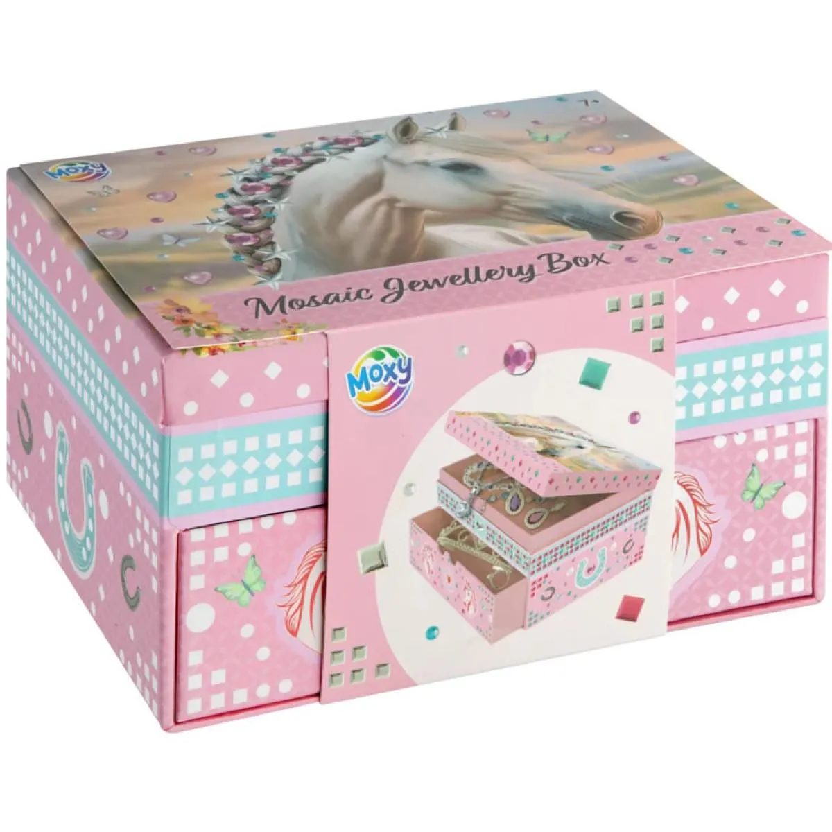 Kreativni set MOZAIK -KUTIJA ZA NAKIT 21x11x5,5cm 