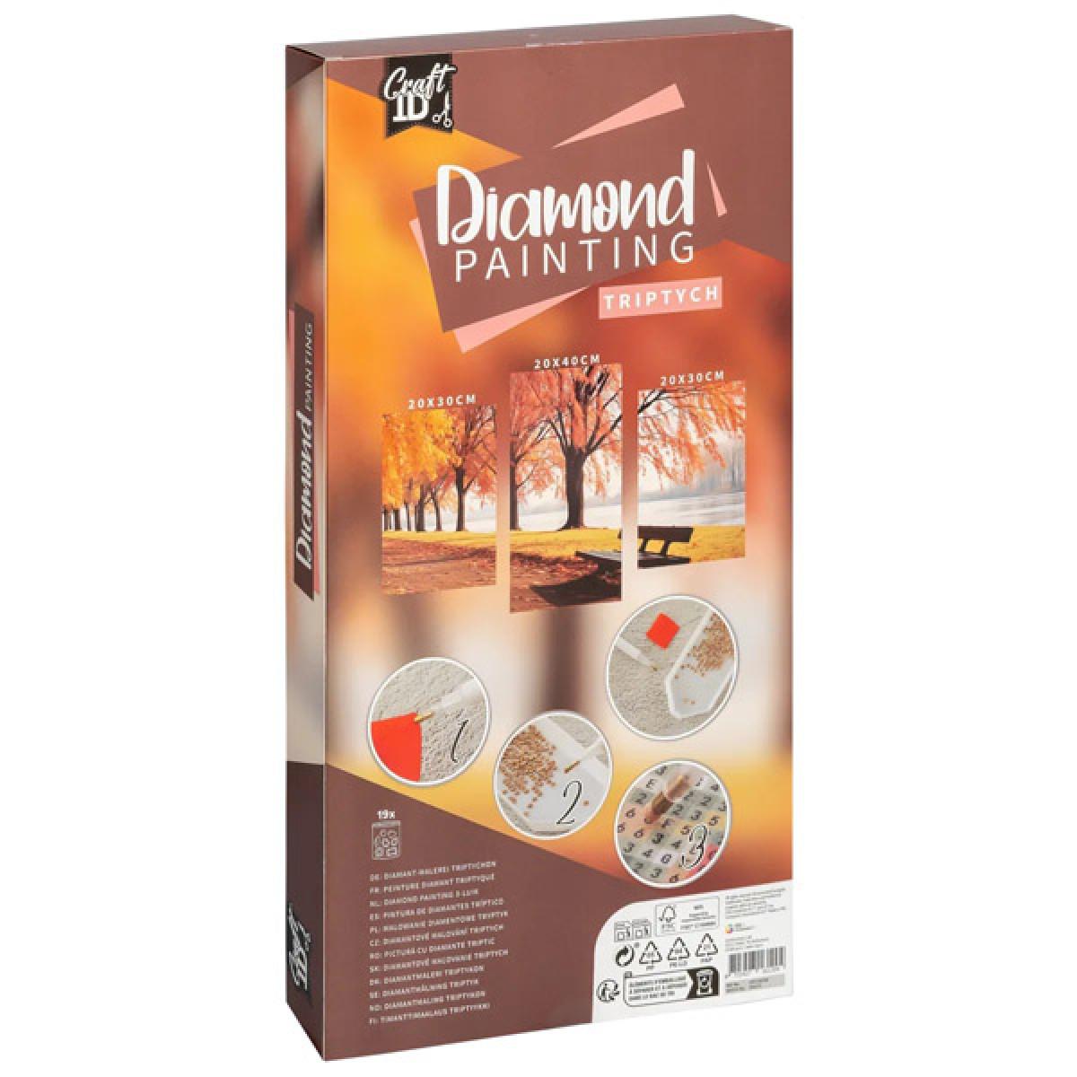 Kreativni set DIAMOND PAINTING TRIPTYCH - DRVO 