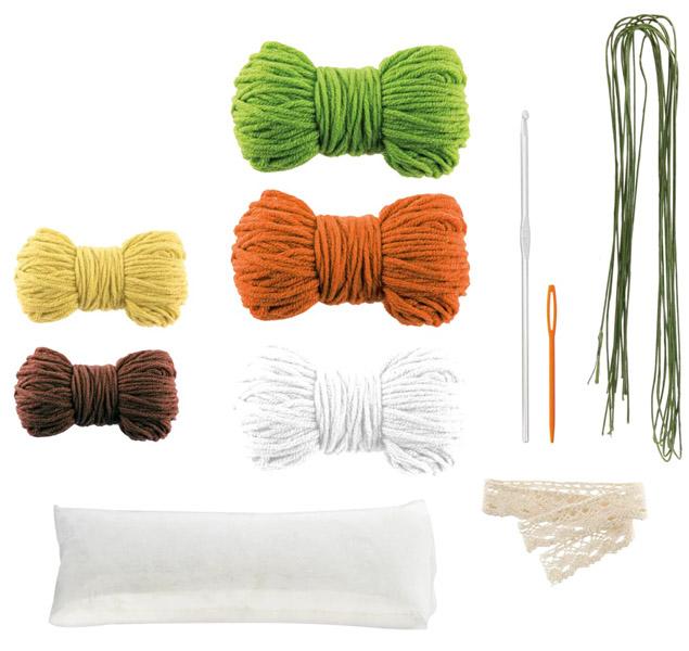 Kreativni set za heklanje BELE RADE 