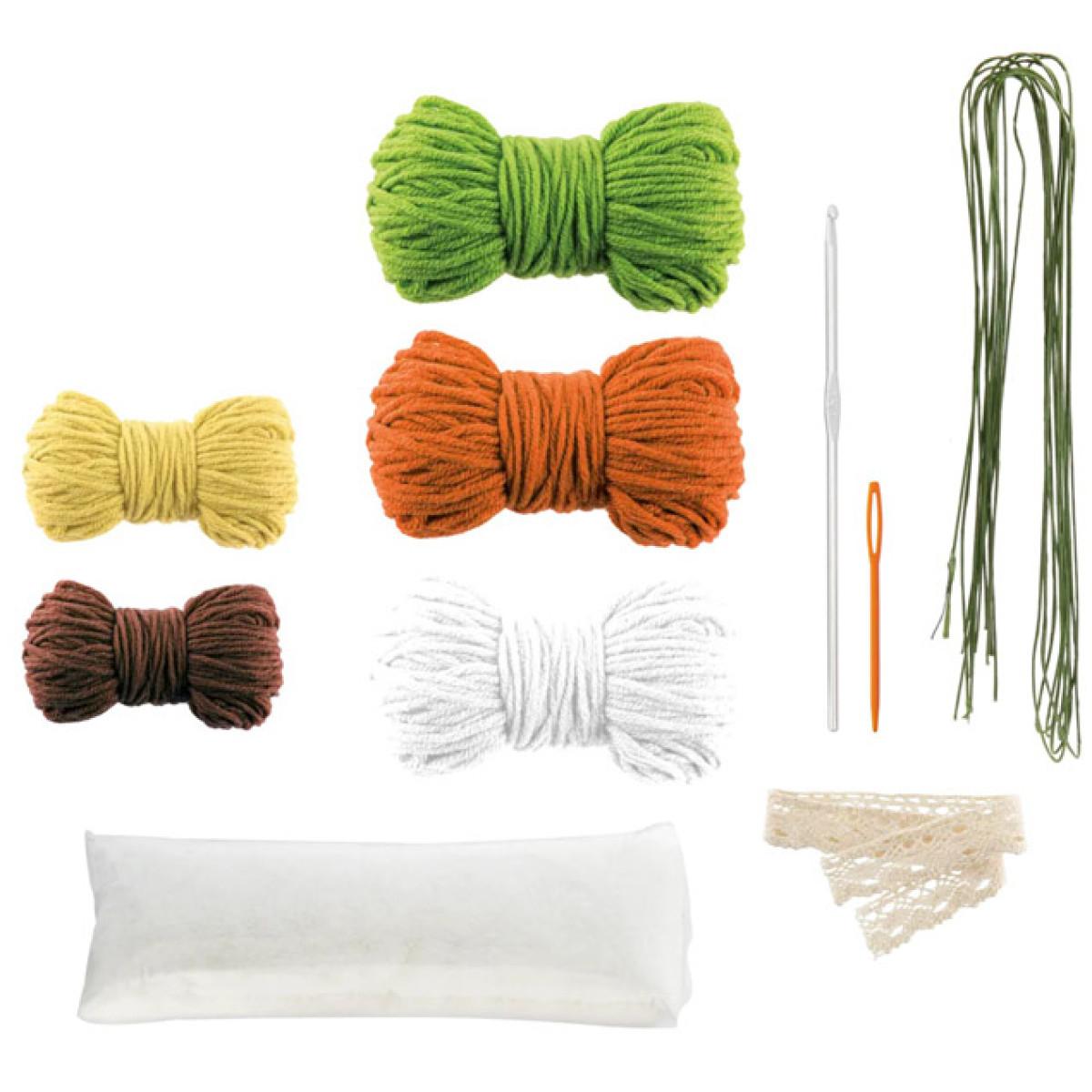 Kreativni set za heklanje BELE RADE 