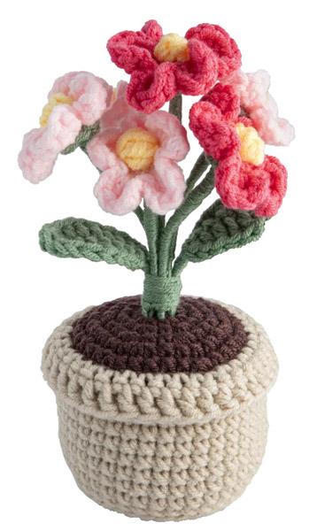 Kreativni set za heklanje ROZE CVEĆE 