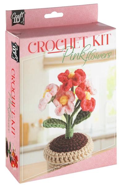 Kreativni set za heklanje ROZE CVEĆE 