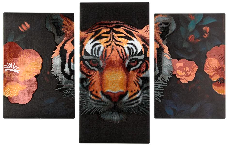 Kreativni set DIAMOND PAINTING TRIPTYCH - TIGAR 