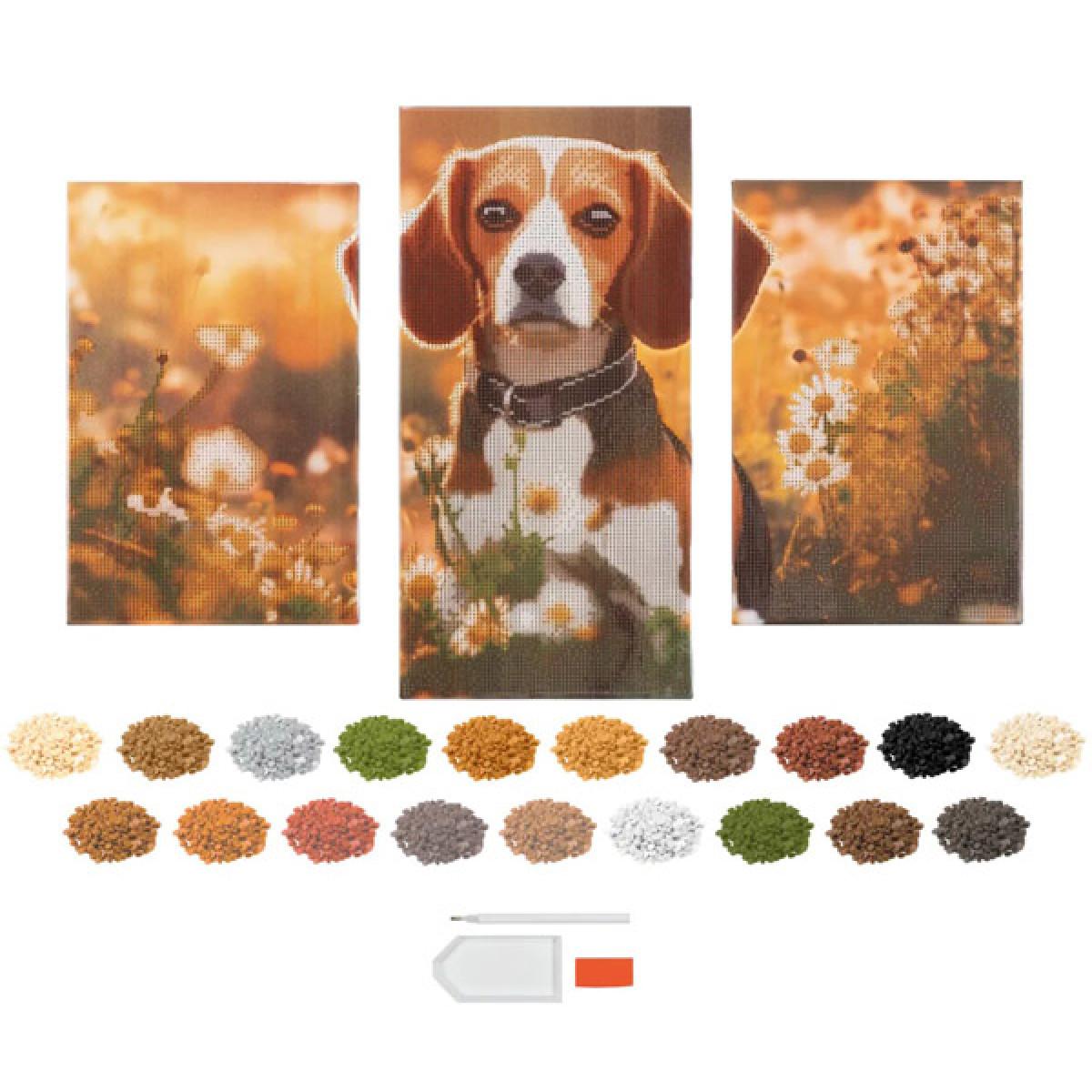 Kreativni set DIAMOND PAINTING TRIPTYCH  -PAS 