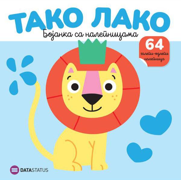 TAKO LAKO : LAV BOJANKA SA NALEPNICAMA 