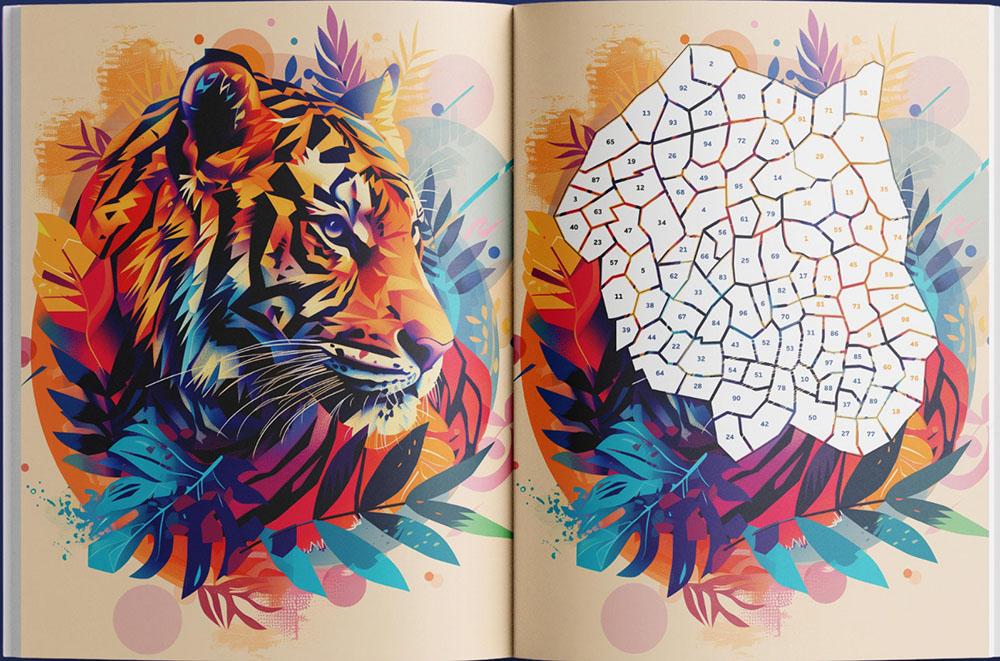 MOZAIK NALEPNICE Čudesne životinje 