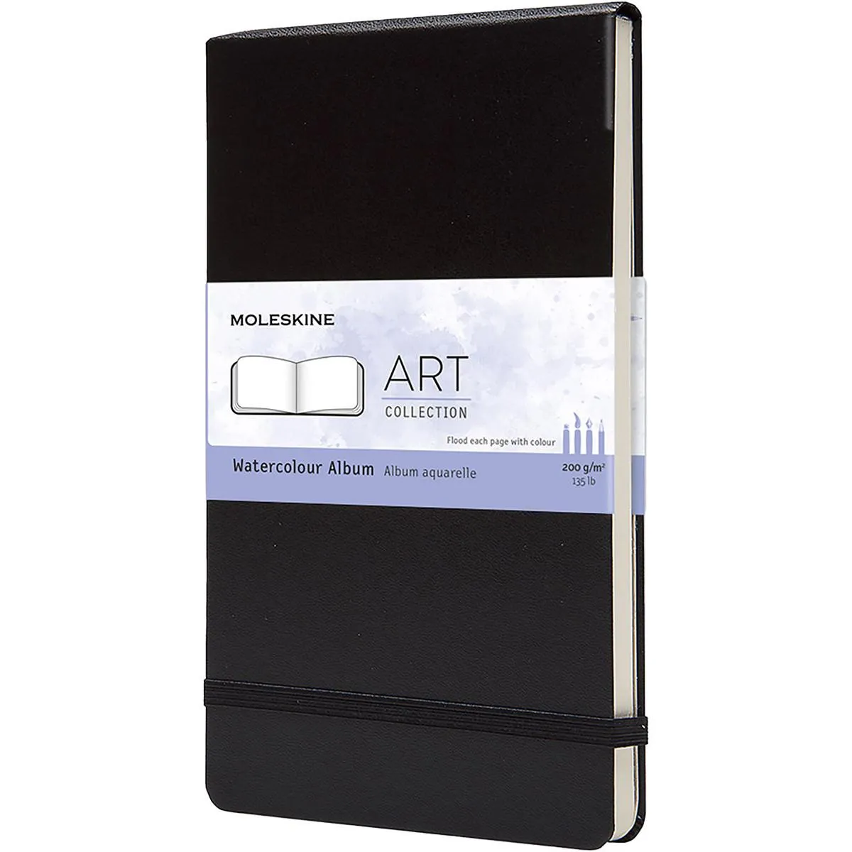 Notes 9x14cm MOLESKINE ART Watercolour, tvrd povez, prazni listovi 