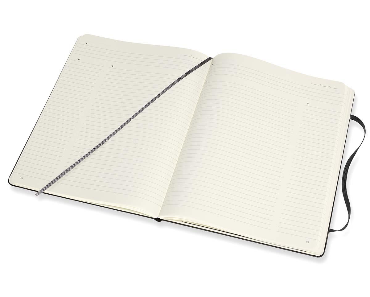Notes 19x26cm XL MOLESKINE Black - hard 