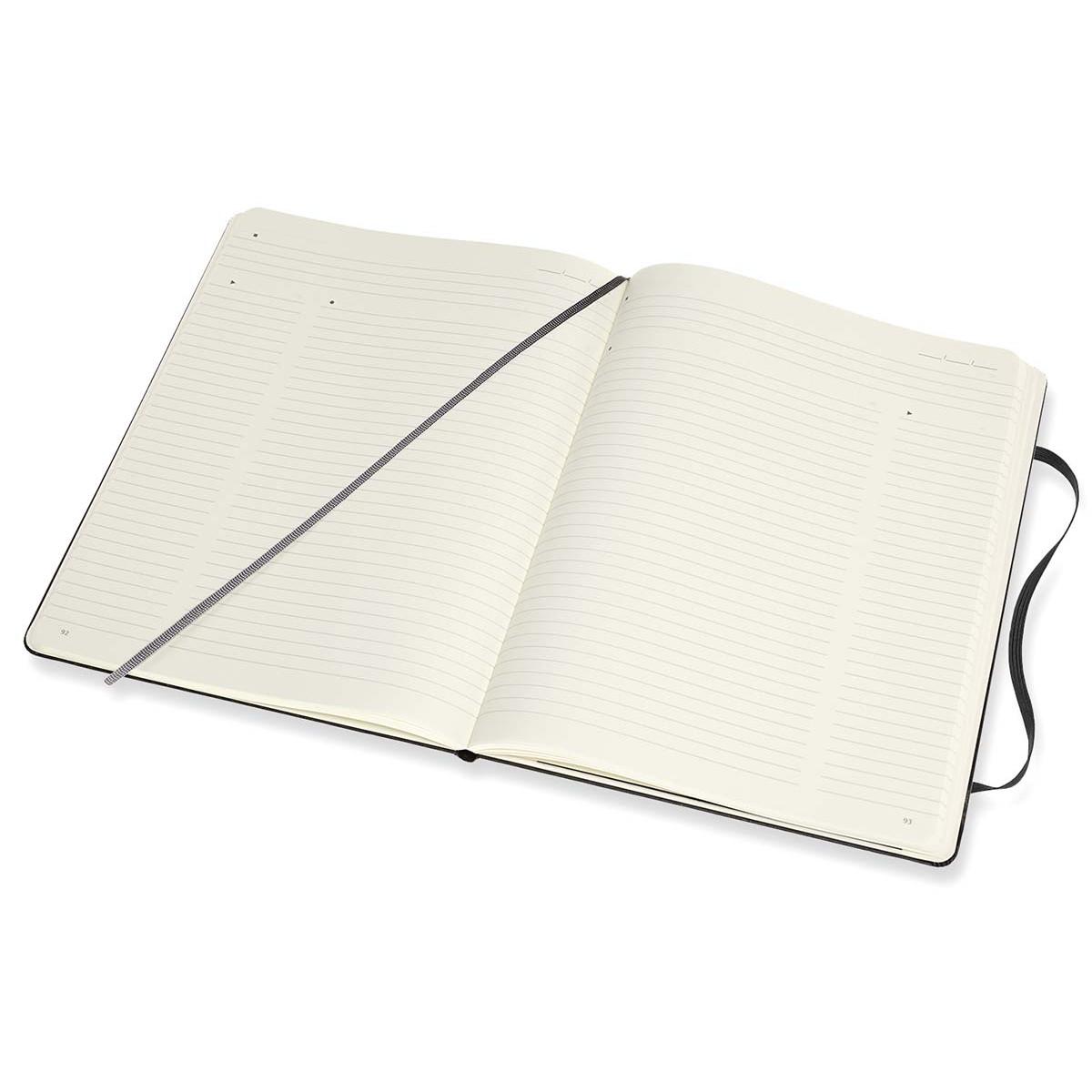 Notes 19x26cm XL MOLESKINE Black - hard 