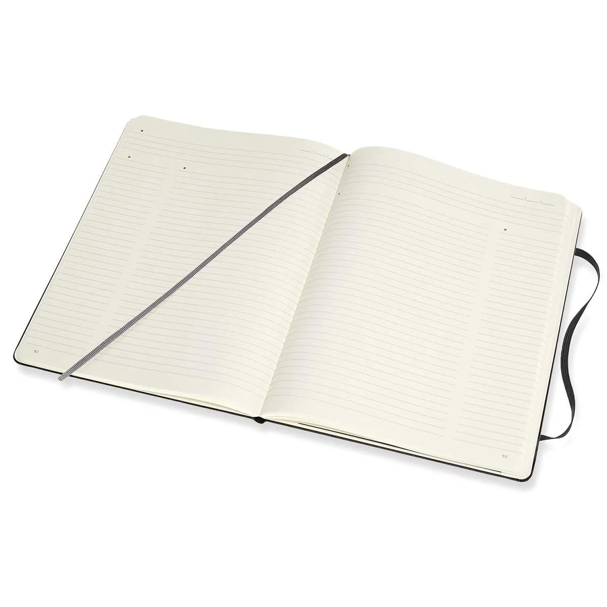 Notes 19x26cm XL MOLESKINE Black - hard 