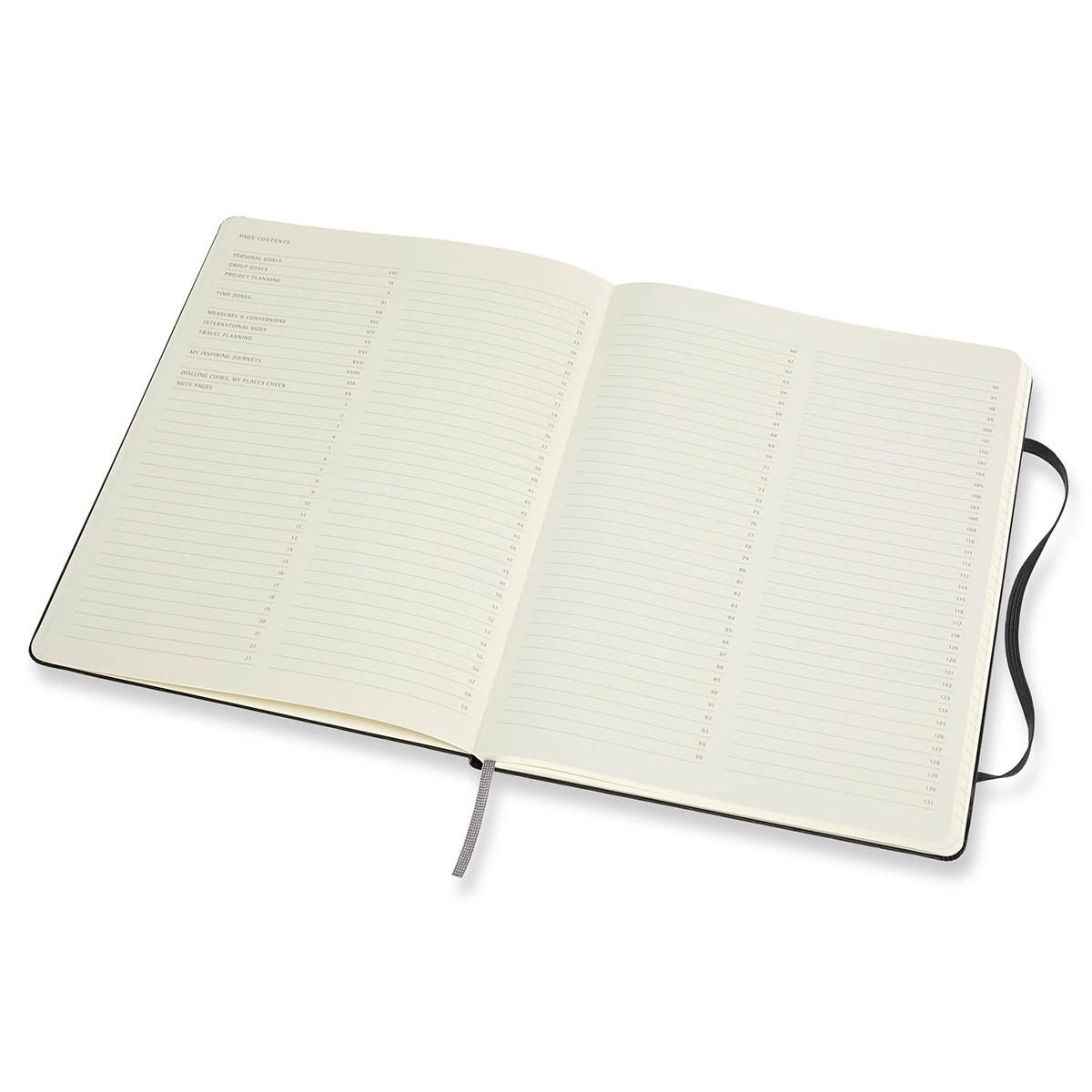 Notes 19x26cm XL MOLESKINE Black - hard 