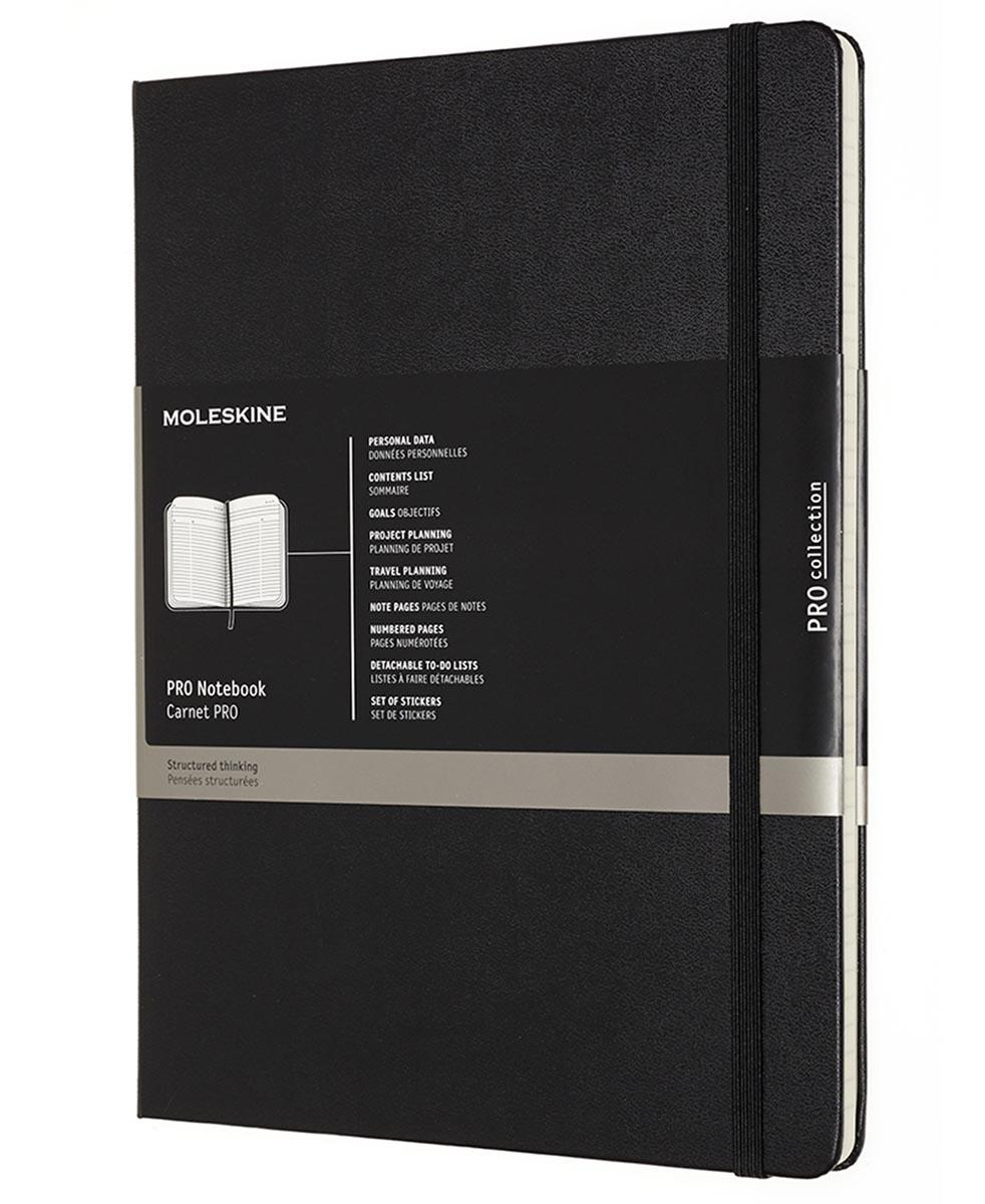 Notes 19x26cm XL MOLESKINE Black - hard 