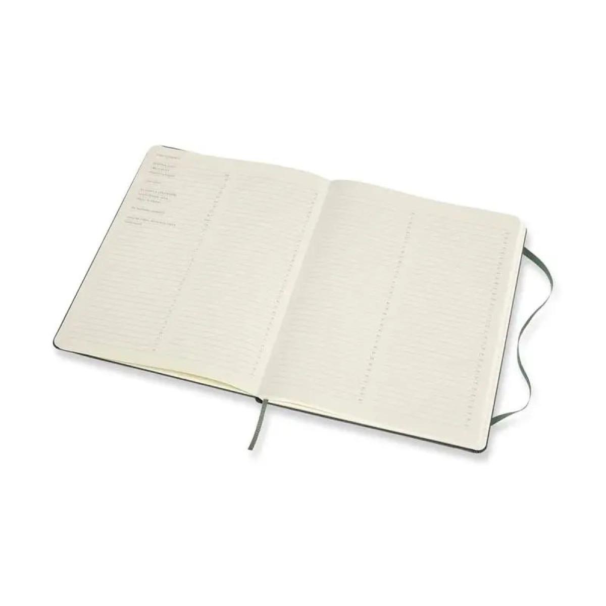 Notes 19x26cm XL MOLESKINE Forest green - hard 