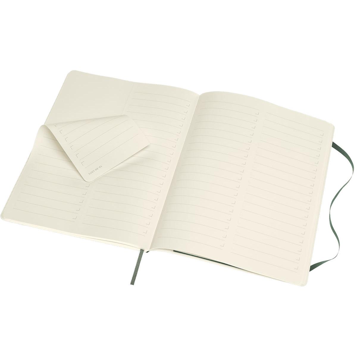 Notes 19x26cm XL MOLESKINE Forest green - soft 