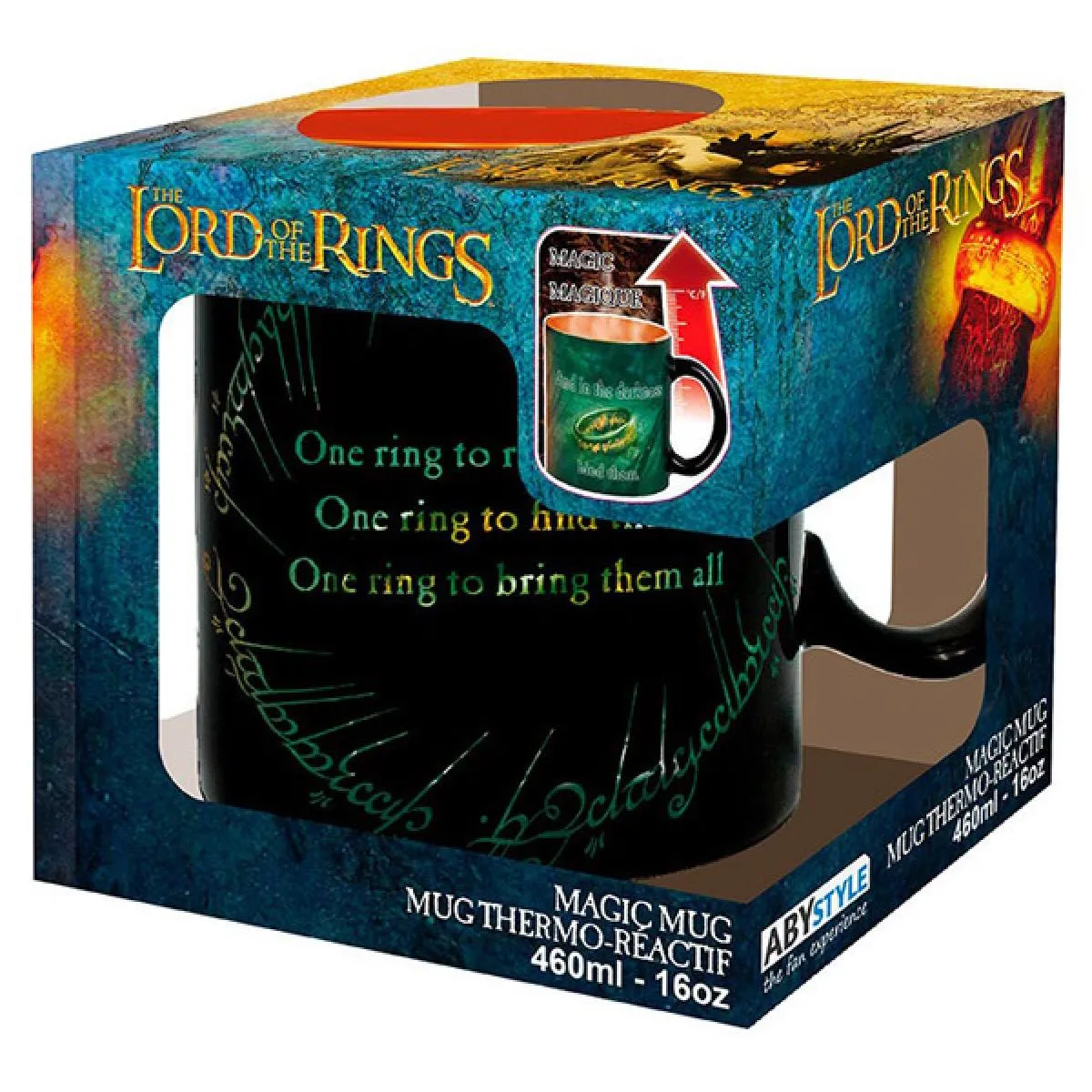 LORD OF THE RINGS termoaktivna šolja SAURON 460ml 