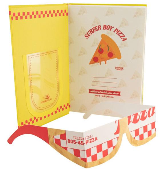 STRANGER THINGS A5 notes na linije SURFER BOY PIZZA 