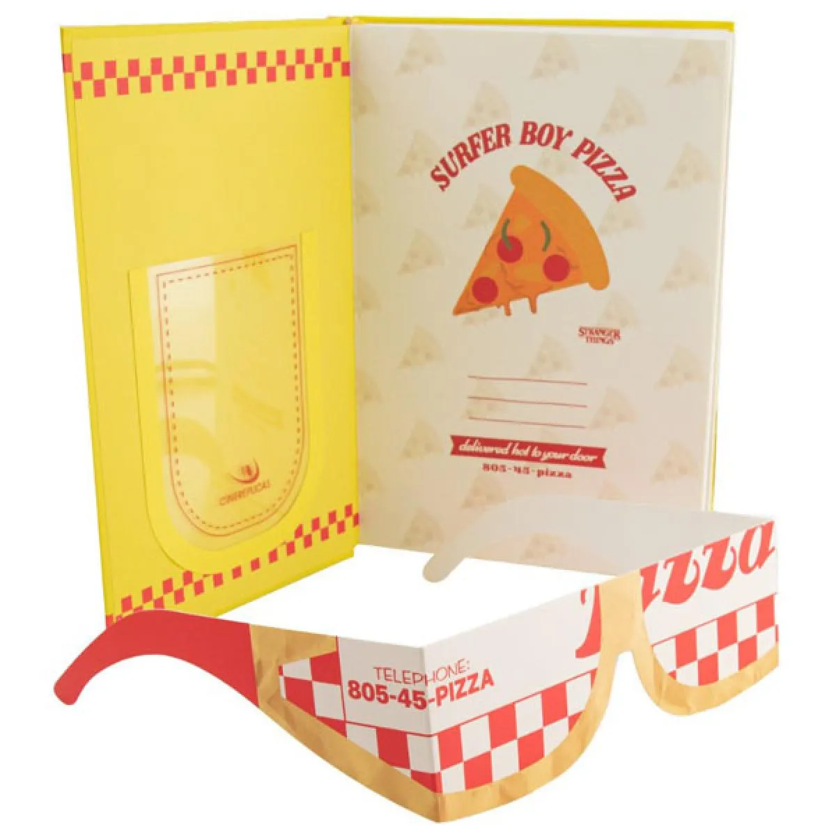 STRANGER THINGS A5 notes na linije SURFER BOY PIZZA 