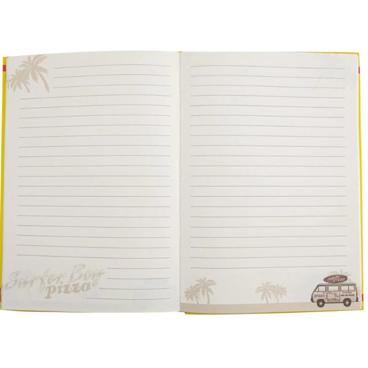 STRANGER THINGS A5 notes na linije SURFER BOY PIZZA 