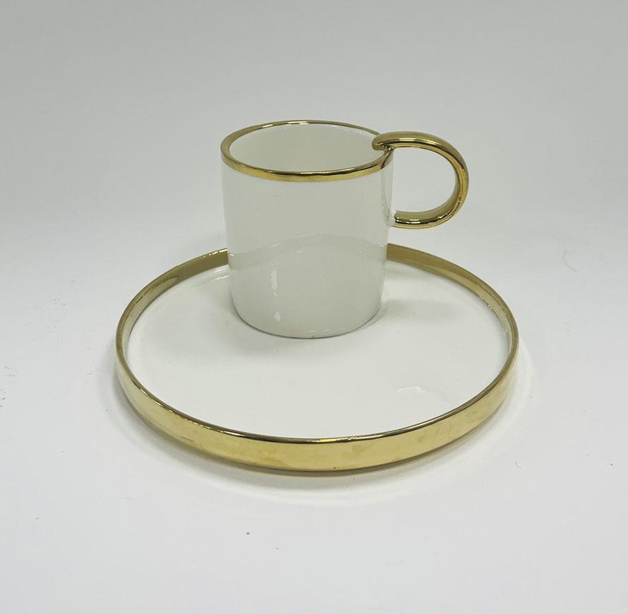 Šoljica za kafu i tacna GOLDY 