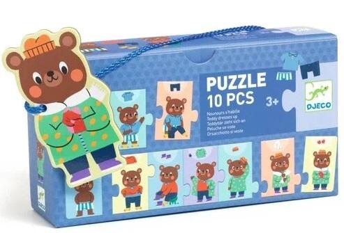 Slagalica od 10 komada MEDA SE OBLAČI 