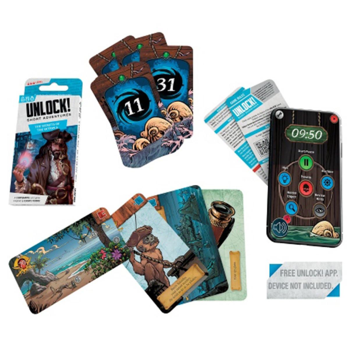 Društvena igra UNLOCK! SHORT 6 - THE SECRETS OF THE OCTOPUS 