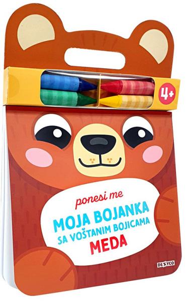PONESI ME. MOJA BOJANKA SA VOŠTANIM BOJAMA - MEDA 