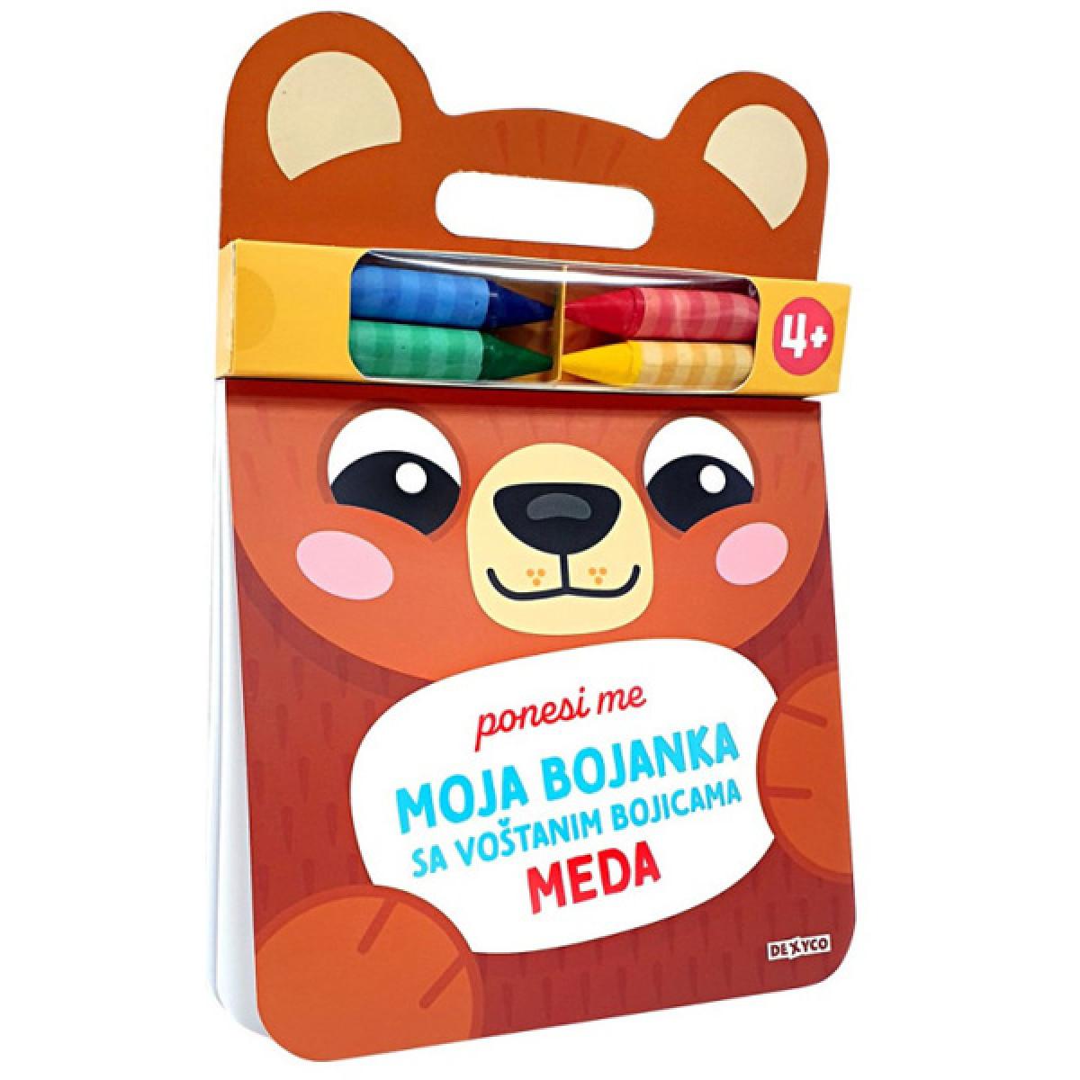 PONESI ME. MOJA BOJANKA SA VOŠTANIM BOJAMA - MEDA 