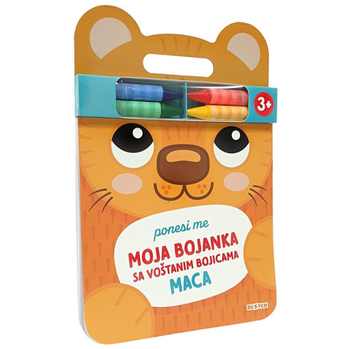 PONESI ME. MOJA BOJANKA SA VOŠTANIM BOJAMA -MACA 