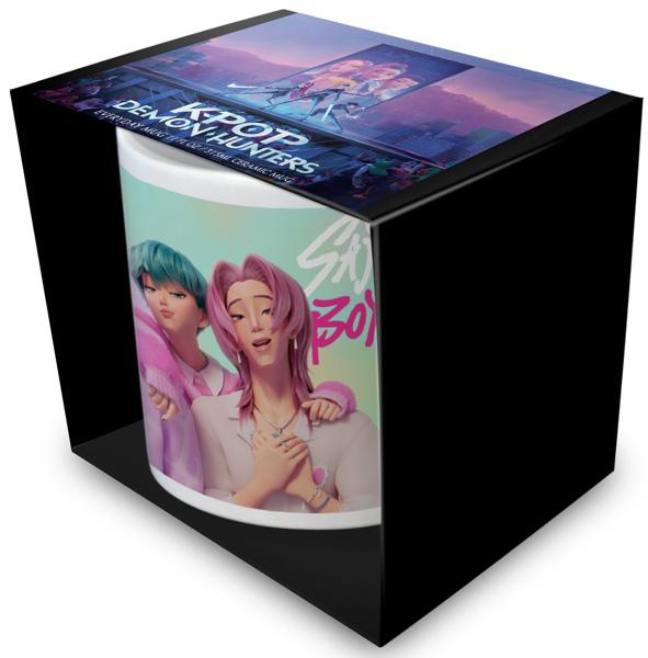 Šolja K-POP DEMON HUNTERS (SAJA BOYS) bela 