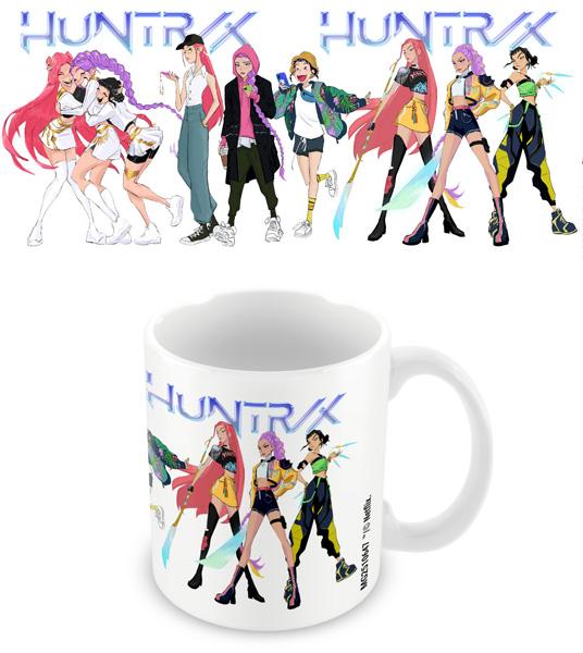 Šolja K-POP DEMON HUNTERS (HUNTRIX) bela 