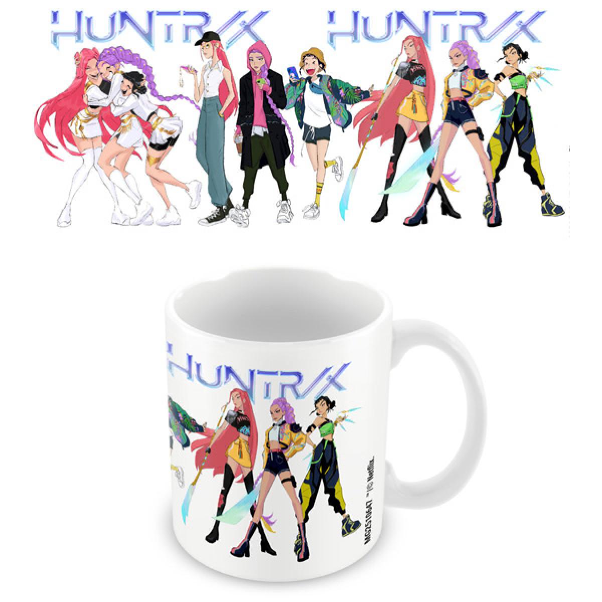 Šolja K-POP DEMON HUNTERS (HUNTRIX) bela 