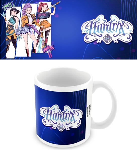 Šolja K-POP DEMON HUNTERS (HUNTRIX LOGO) bela 