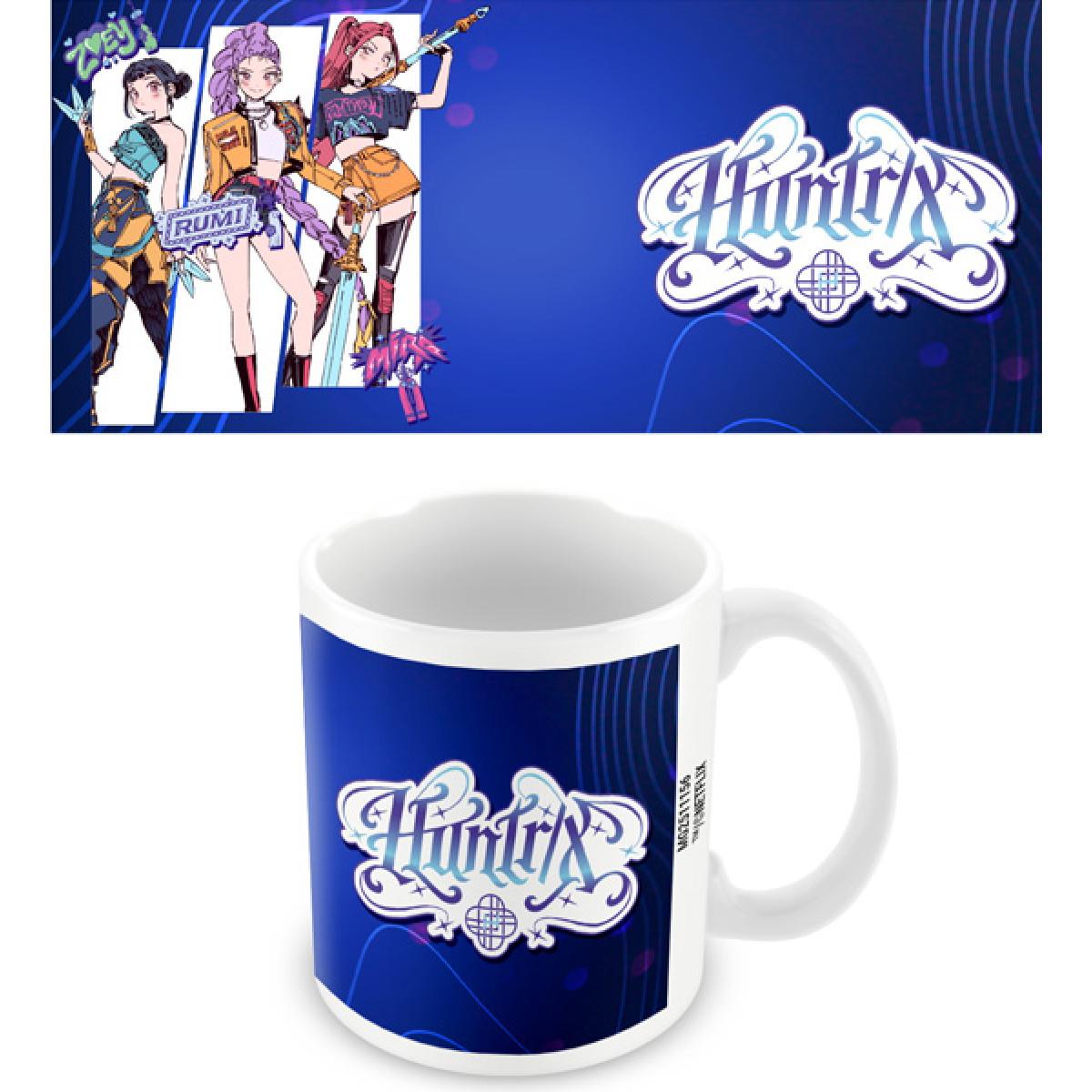 Šolja K-POP DEMON HUNTERS (HUNTRIX LOGO) bela 