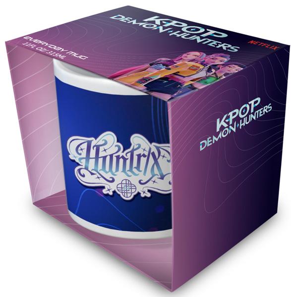 Šolja K-POP DEMON HUNTERS (HUNTRIX LOGO) bela 