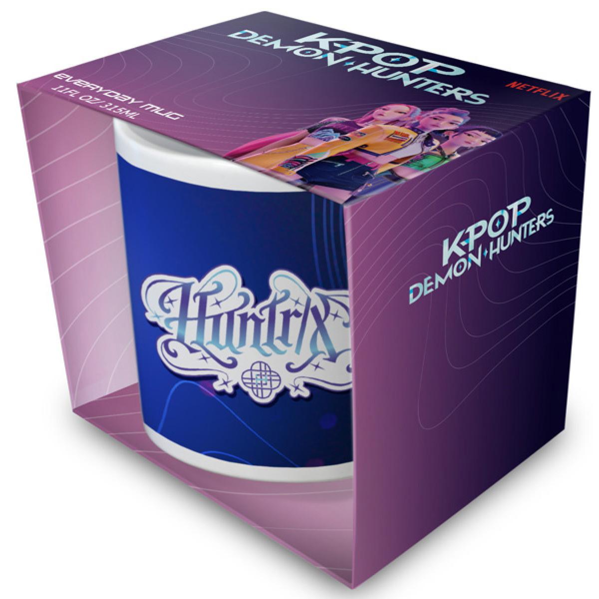 Šolja K-POP DEMON HUNTERS (HUNTRIX LOGO) bela 