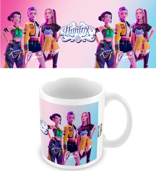 Šolja K-POP DEMON HUNTERS (HUNTRIX) bela 