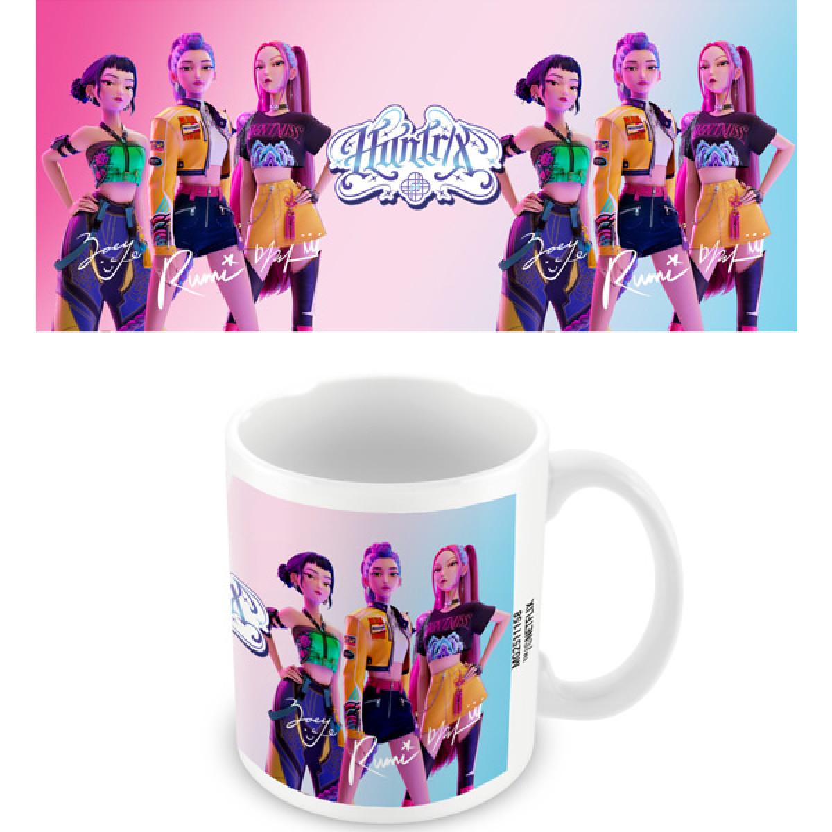 Šolja K-POP DEMON HUNTERS (HUNTRIX) bela 