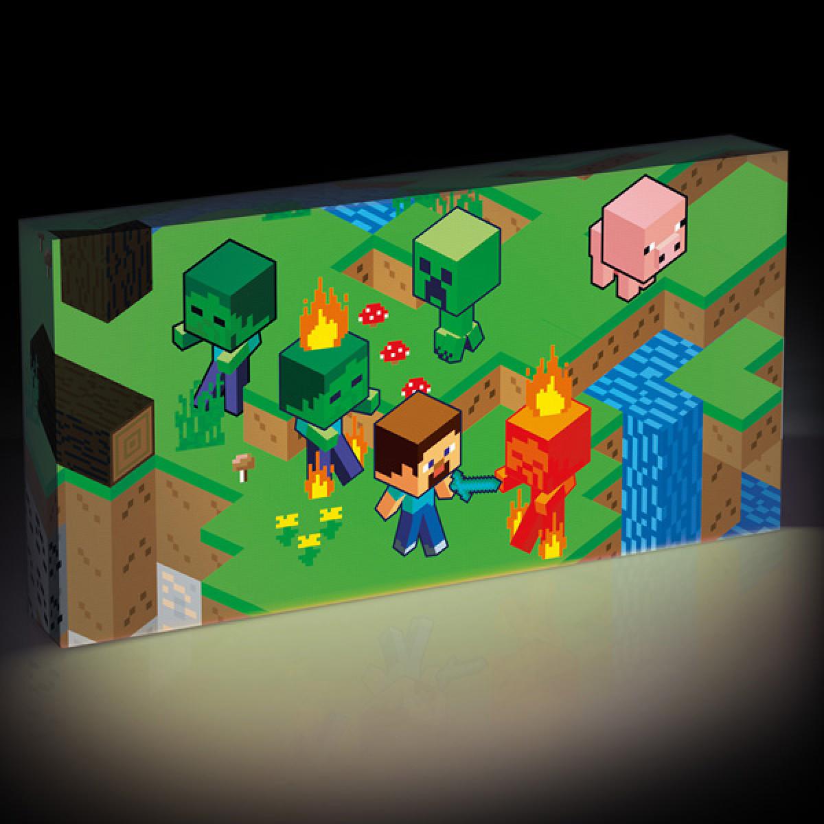 Dekorativno LED platno MINECRAFT 