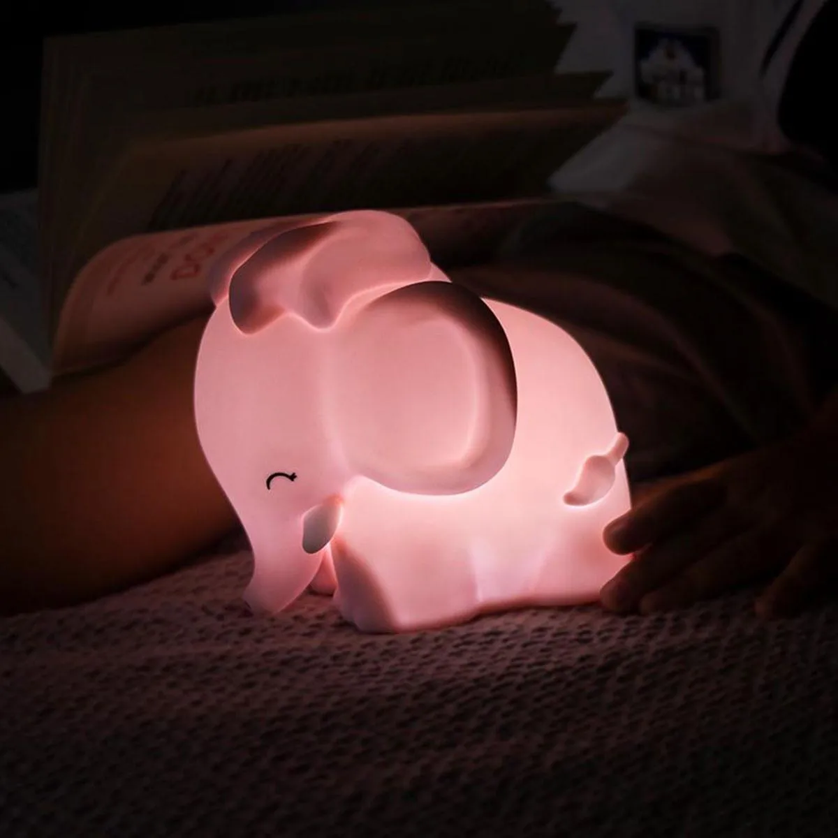 Noćna lampa SLONČE MAYA Pink 