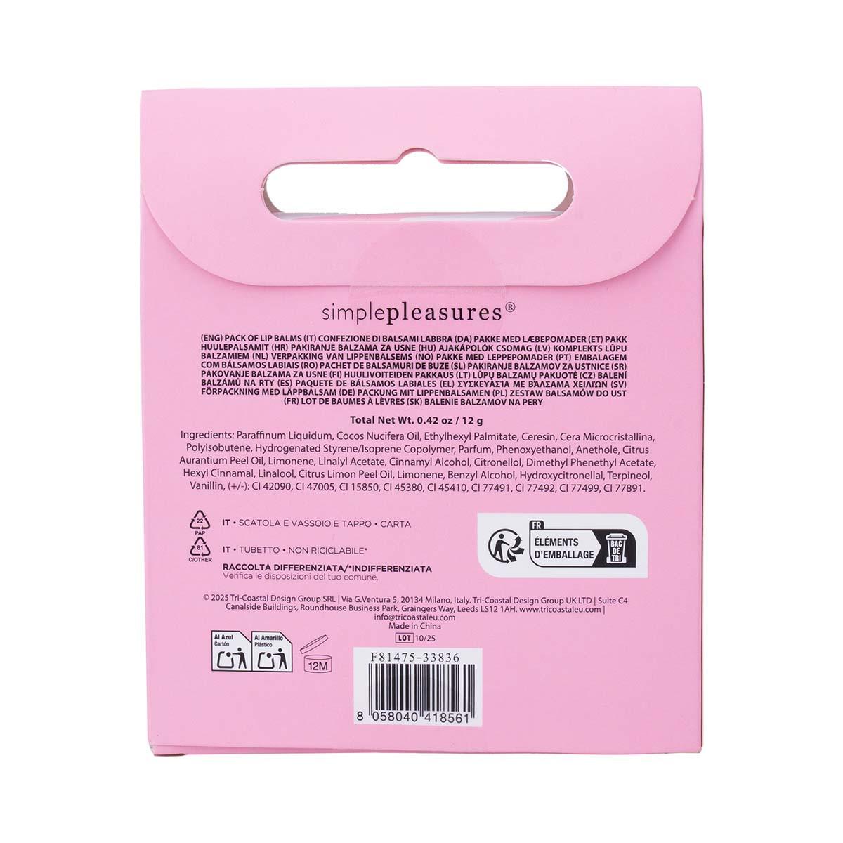 Balzam za usne CHERRY STRAWBERRY 4x3g 