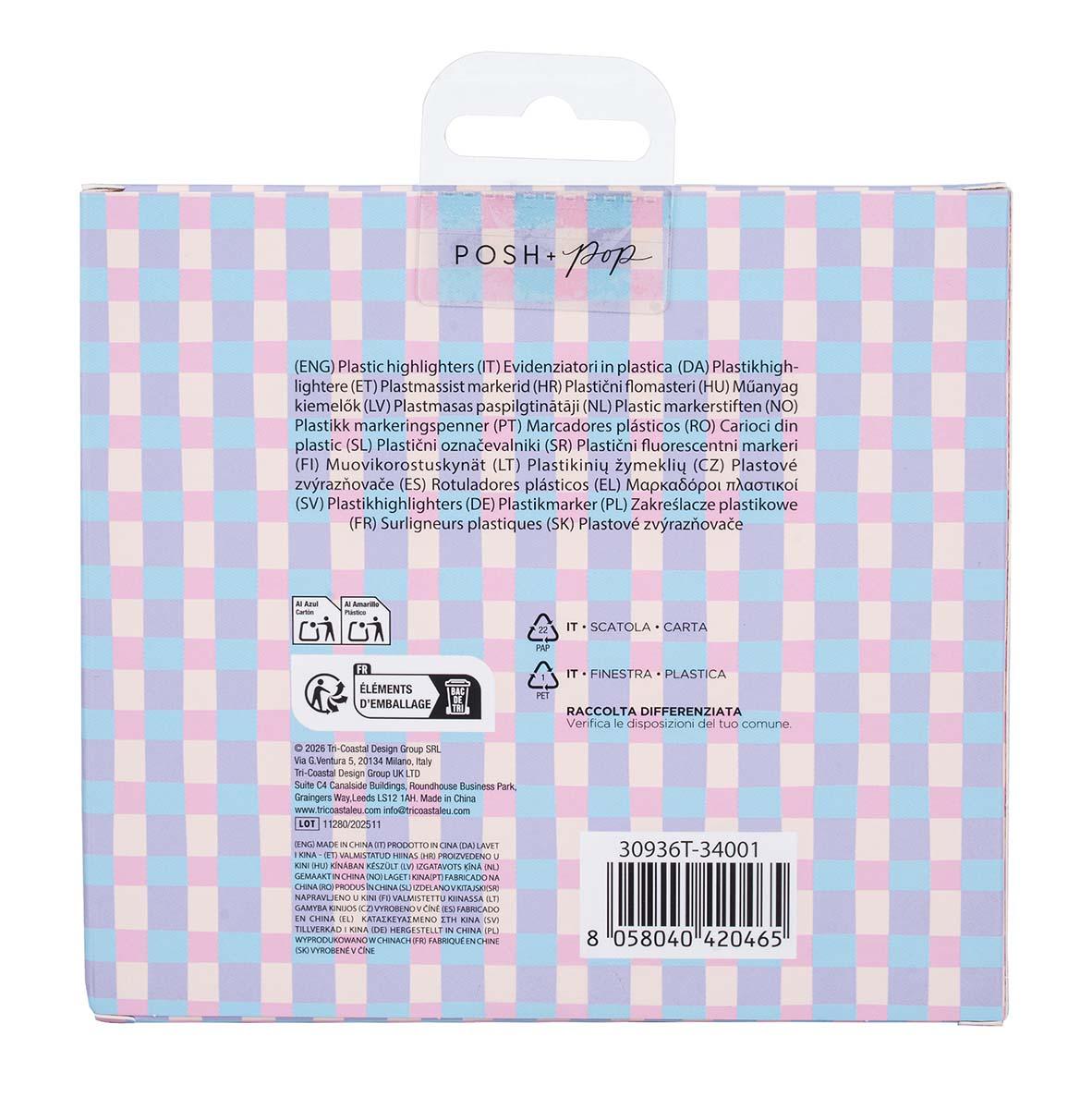 Mini markeri POSH & POP 10 kom 