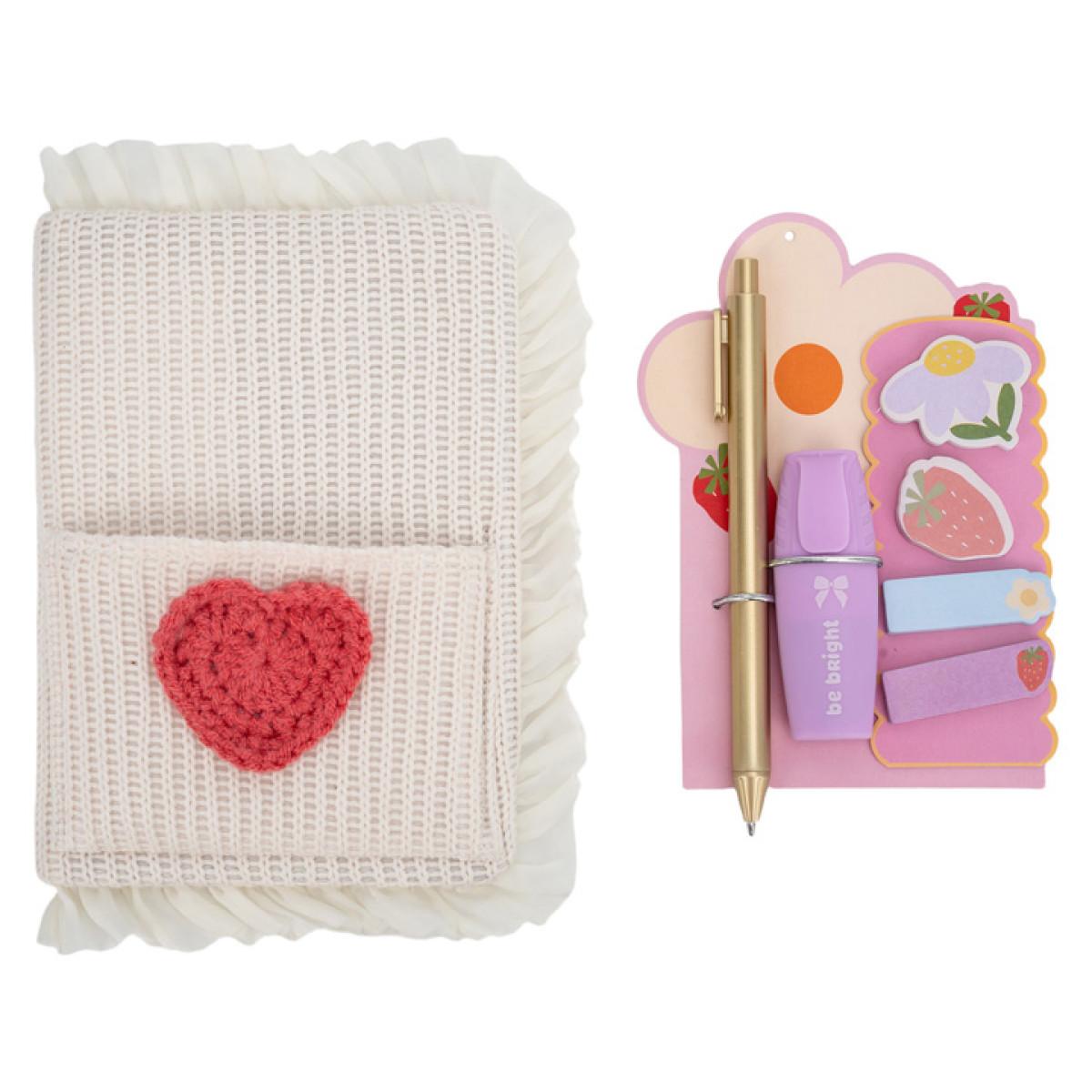 Poklon set notes sa olovkom, signirom i blokčićima 