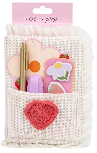 Poklon set notes sa olovkom, signirom i blokčićima 