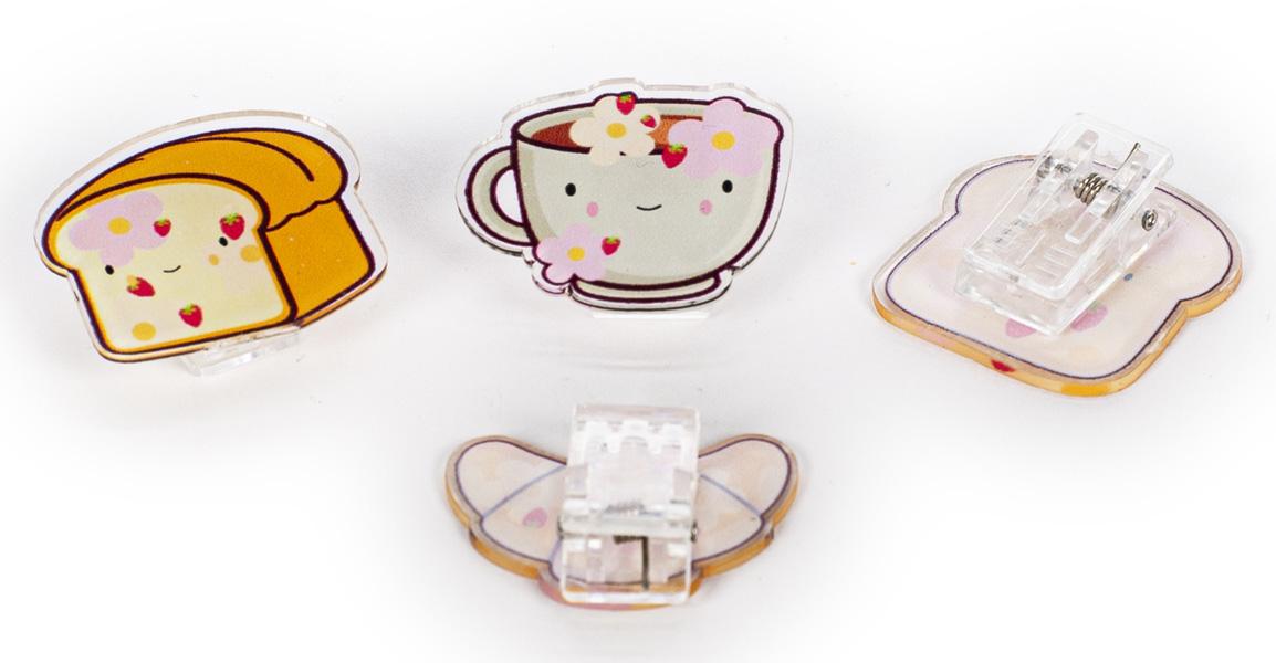 Set četiri štipaljke za kese DORUČAK 