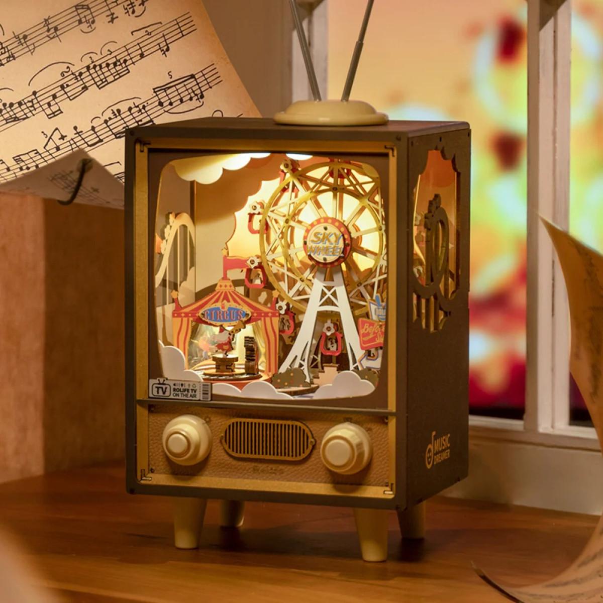 3D drvena slagalica - Sunset Carnival Music Box 