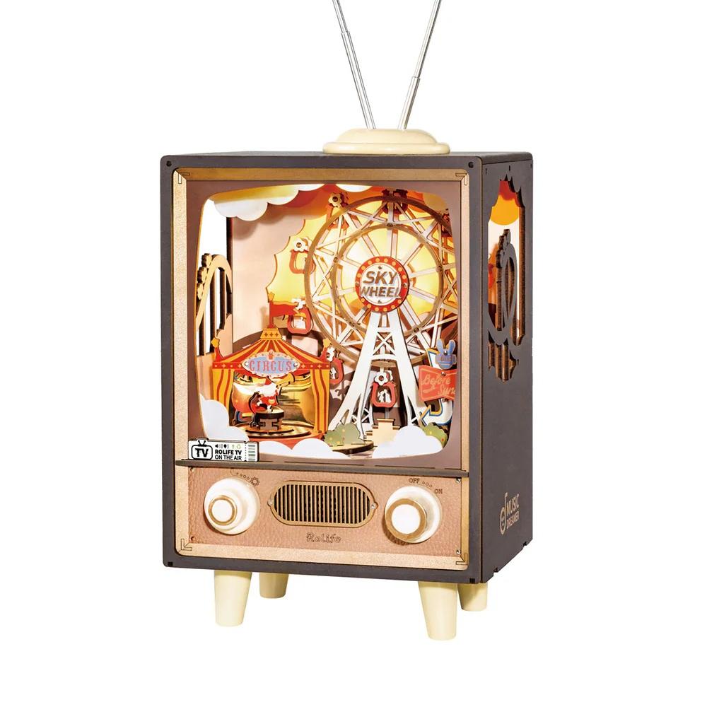 3D drvena slagalica - Sunset Carnival Music Box 