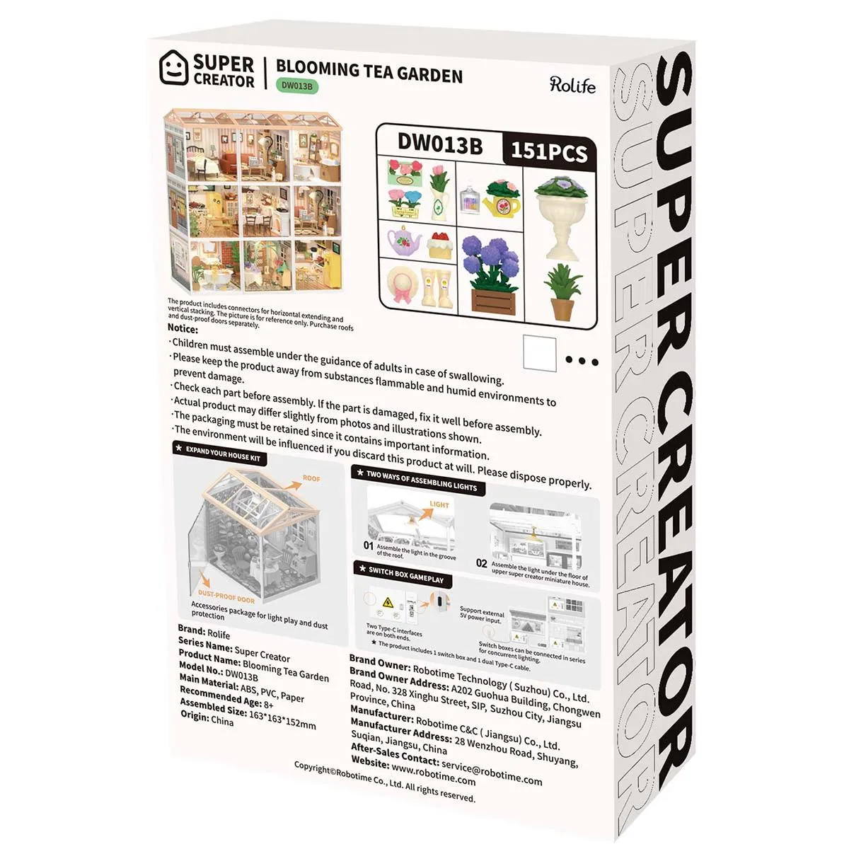 Maketa za slaganje BAŠTA - Super Creator 